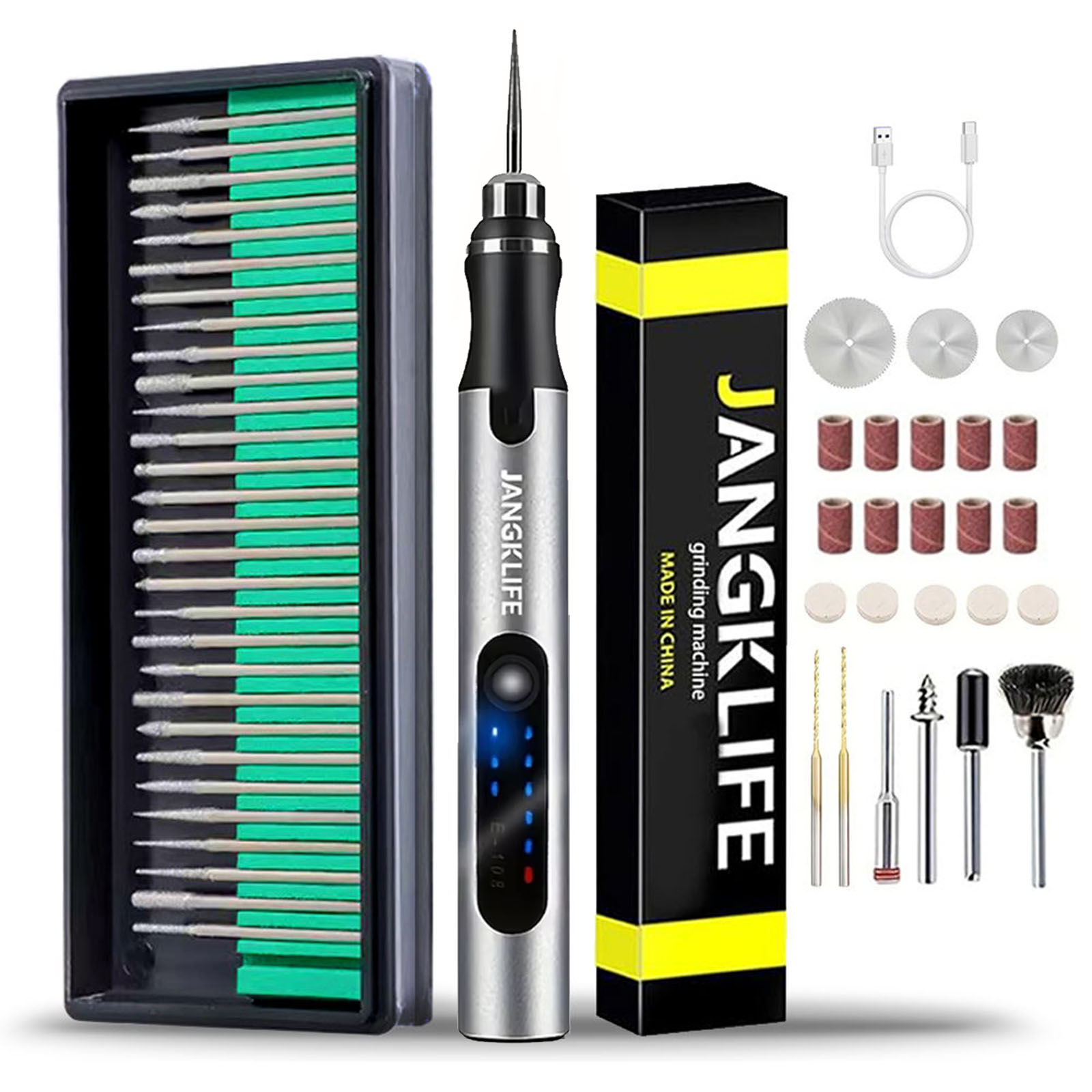 Power Tools Ingco - JANGKLIFE Kit di utensili rotanti a