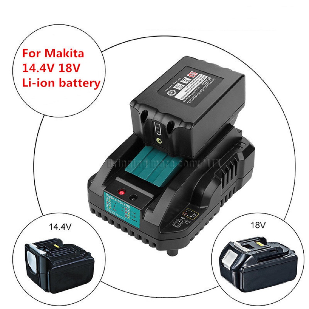 Power Quality Tools - Caricabatterie 4A per Makita 14.4V 18V