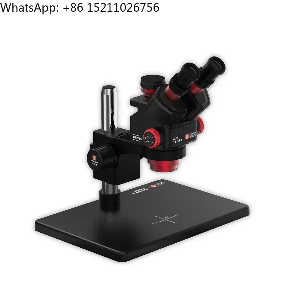 Power Tools Zoom - YCS 6558S Microscopio trinoculare HD con