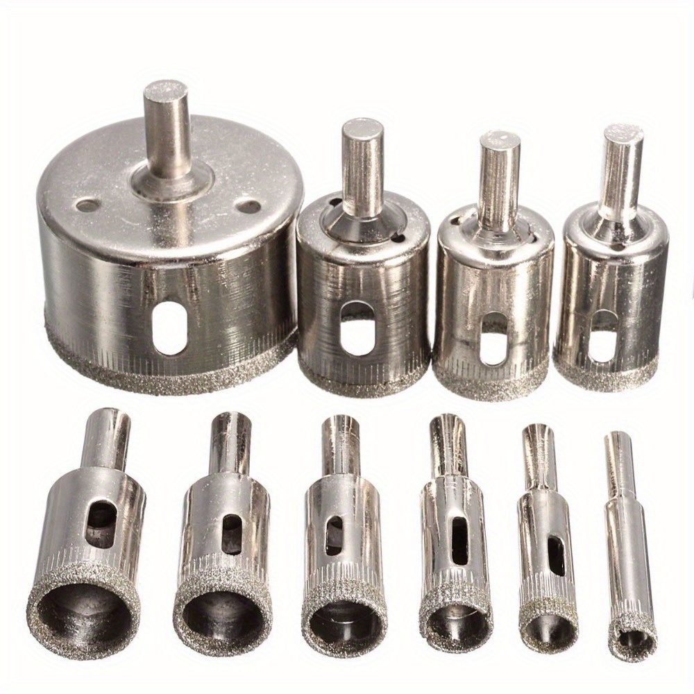 Power Tools Set - Set di 10 Punte Diamantate per