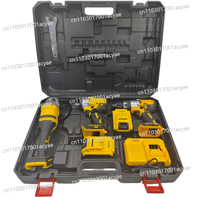 Combo Power Tools - Set Combinato Smerigliatrice Angolare e Trapano