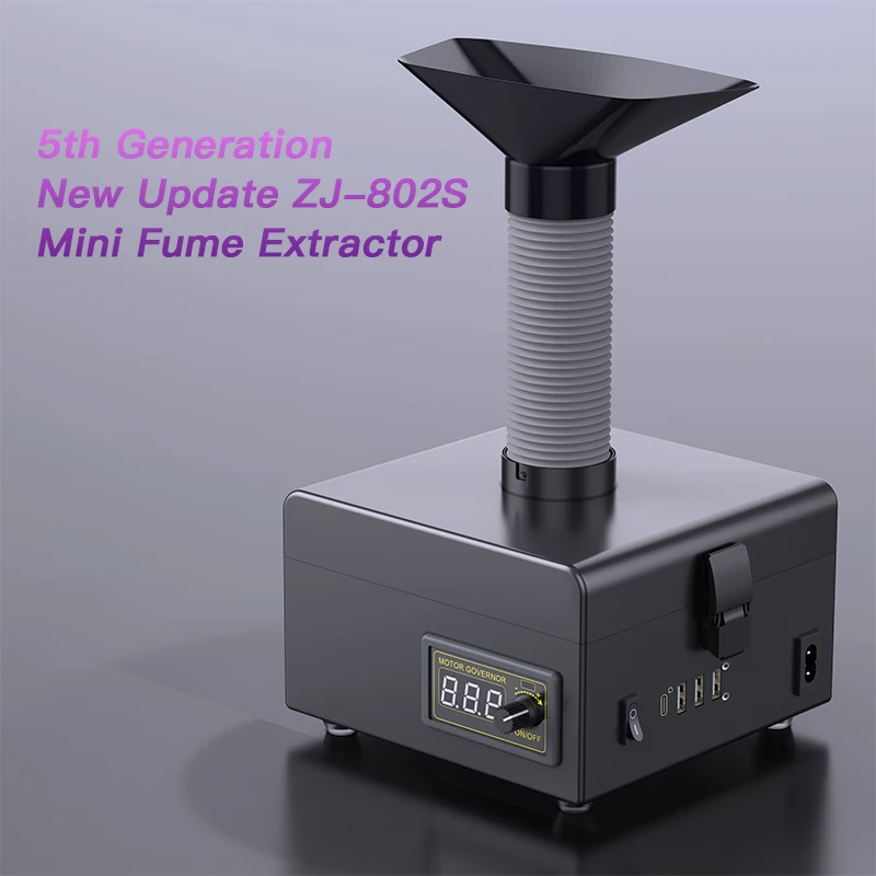 Power Tools Book - ZJ-802S Nuovo Estrattore di Fumi Desktop
