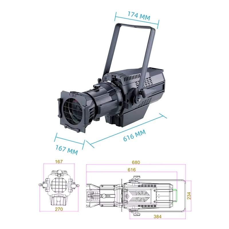Faro da palcoscenico COB da 60 - Power Tools Zoom recensione e prezzo