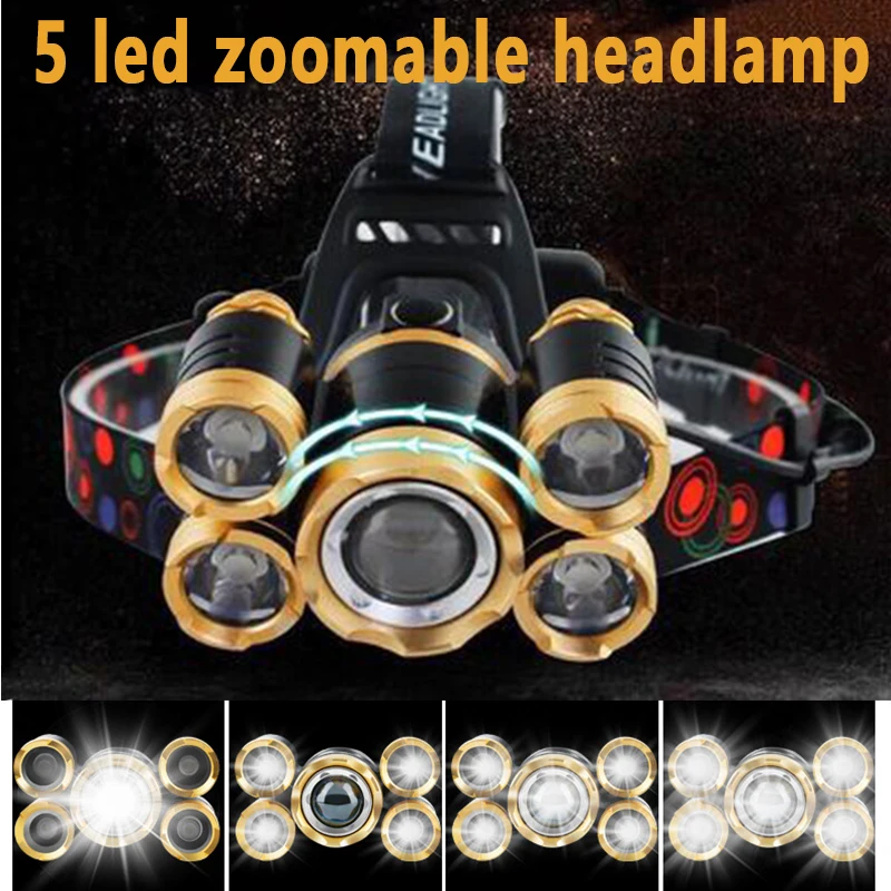 5LED T6 Lampada frontale Zoom  - Power Tools Zoom recensione e prezzo
