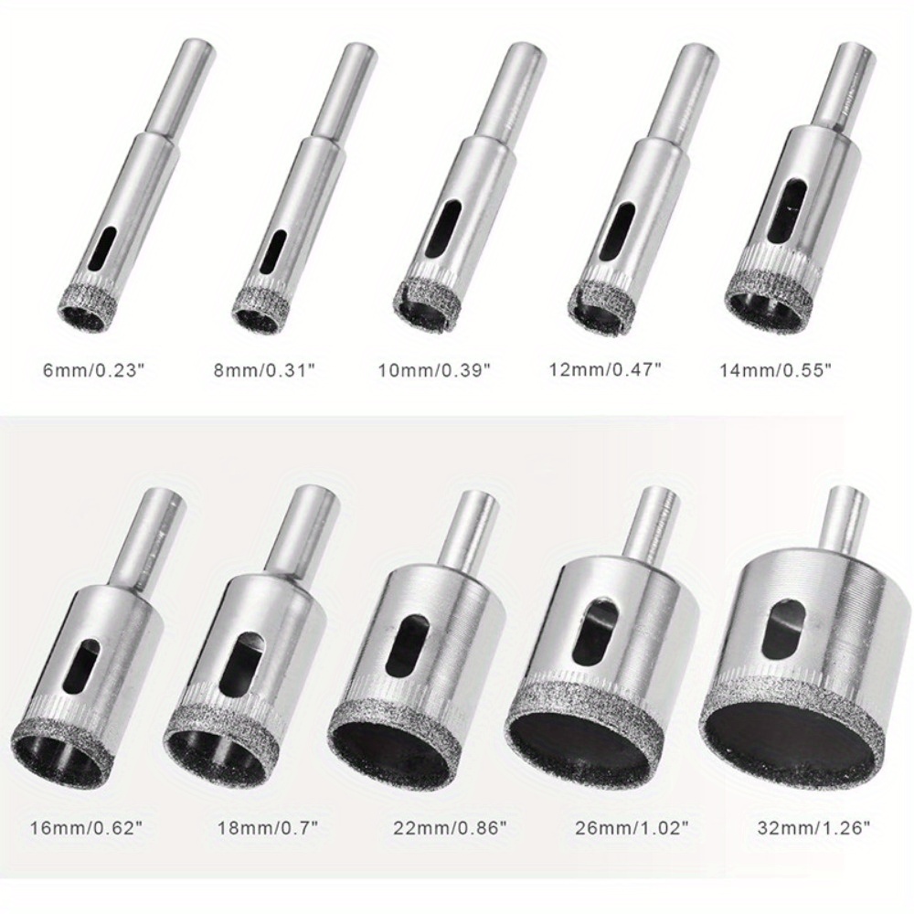 Set di 10 Punte Diamantate per - Power Tools Set recensione e prezzo