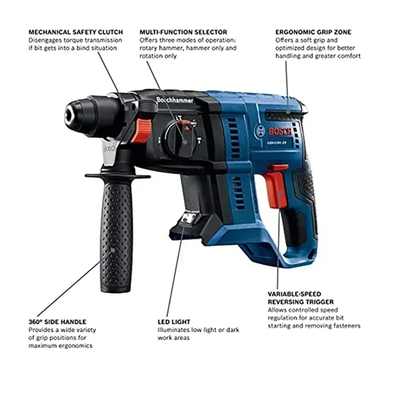 BOSCH GBH 180-LI Martello Perf - Power Tools Cordless recensione e prezzo