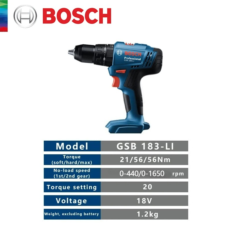 Trapano Elettrico Bosch GSB183 - Power Tools Cordless recensione e prezzo